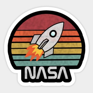 nasa vintage colors Sticker